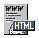 icon for HTML (or XHTML) document